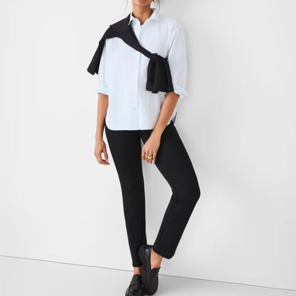 SPANX Black Straight Leg Pants